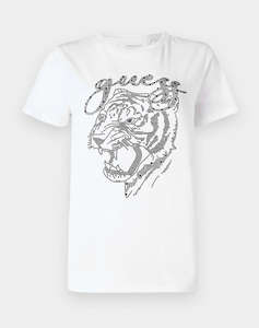 GUESS SS GUESS TIGER FACE EASY TEE ДАМСКА БЛУЗА