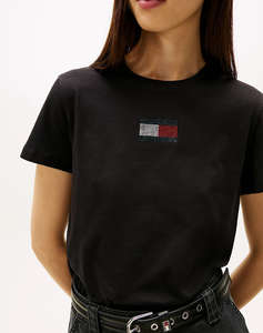 TOMMY JEANS TJW REG PARTY FLAG TEE EXT