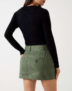 GUESS LS CN REYNA LOGO SWTR ПЛЕТЕНИ ДАМСКИ ДРЕХИ