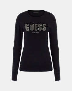 GUESS LS CN REYNA LOGO SWTR ПЛЕТЕНИ ДАМСКИ ДРЕХИ