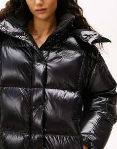 TOMMY JEANS TJW ALASKA GRID SHNY OVS DWN PFR