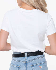 GUESS SS CN KRYSTAL TRIANGLE TEE ДАМСКА БЛУЗА