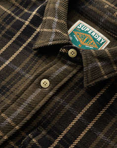 SUPERDRY D3 STUD MERCHANT HEAVY CHECKED SHIRT МЪЖКА РИЗА