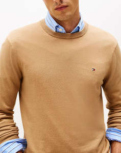 TOMMY HILFIGER PIMA ORG CTN CASHMERE CREW NECK