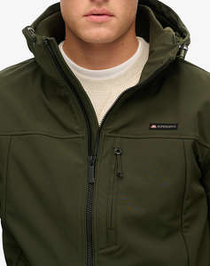 SUPERDRY D1 SDSW HOODED SOFT SHELL TREKKER JKT МЪЖКО ЯКЕ