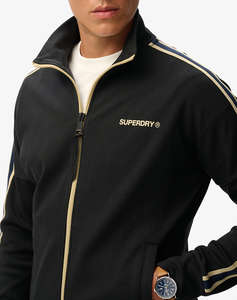 SUPERDRY D2 OVIN TECH CULT LOOSE TRACK TOPМЪЖКИ СУИТШЪРТ