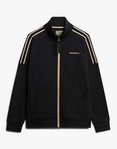 SUPERDRY D2 OVIN TECH CULT LOOSE TRACK TOPМЪЖКИ СУИТШЪРТ