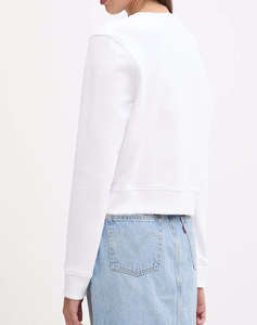 GUESS JEANS GJ CN CROPPED FLOWER SWEAT WOMENS SWEATSHIRT