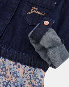 GUESS MIXED FABRICS ADJ. LS DRESS DRESS CHILD GIRL