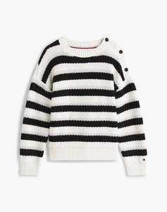 TOMMY HILFIGER LUREX STRIPE SWEATER