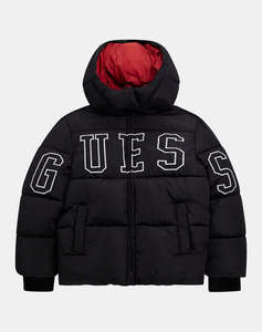 GUESS HOODED PADDED LS PUFFER W/ZIP ЯКЕ CHILDRENS BOY