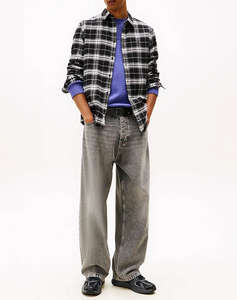 TOMMY JEANS TJM REG FLANNEL CHECK SHIRT EXT