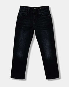 GUESS BLUE BLACK STRAIGHT PANTS ДЕТСКИ ПАНТАЛОН BOY