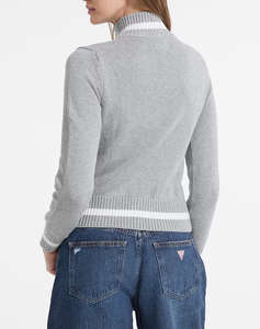 GUESS JEANS GJ LS ZIPPED INTARSIA SWTR ПЛЕТЕНИ ДАМСКИ ДРЕХИ
