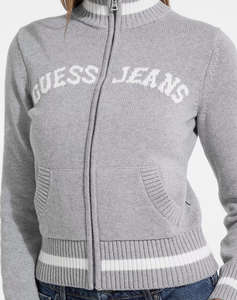GUESS JEANS GJ LS ZIPPED INTARSIA SWTR ПЛЕТЕНИ ДАМСКИ ДРЕХИ