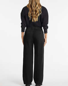 GUESS JEANS GJ WIDE LEG TROUSER - ECO ORG CO CLASSIC RG TWILL340 ДАМСКИ ПАНТАЛОНИ