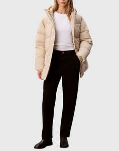 CALVIN KLEIN BELTED MIDWEIGHT PUFFER