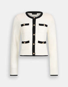 LIU JO BLACK_CF5M16_ECS GIACCA IN MAGLIA M/L ДАМСКО САКО