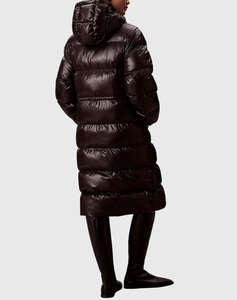 CALVIN KLEIN SHINE LONG PUFFER COAT