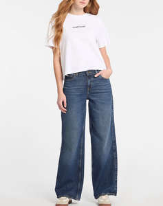 GUESS JEANS GJ G11 WIDE LEG - ECO REGEN CO RIVERSIDE STR IND ДАМСКИ ПАНТАЛОНИ