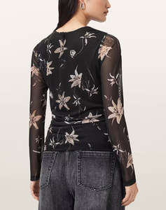 ALL SAINTS CAIA MESH TOP