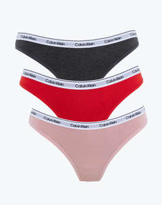 CALVIN KLEIN JEANS THONG 3PK
