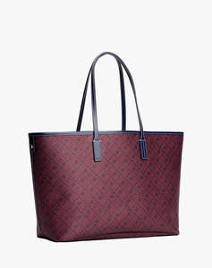 TOMMY HILFIGER TH MONOPLAY LEATHER TOTE