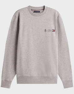 TOMMY HILFIGER SMALL CREST OUTLINE CREW NECK