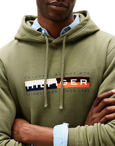 TOMMY HILFIGER TH COLOUR BLOCK GRAPHIC HOODIE