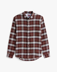 TOMMY JEANS TJM REG FLANNEL CHECK SHIRT EXT