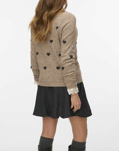 VERO MODA VMDOFFY INTARSIA LS O-NCK PULLOV GA NOOS