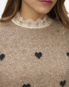 VERO MODA VMDOFFY INTARSIA LS O-NCK PULLOV GA NOOS