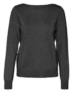 VERO MODA VMHAPPYGLITTER LS 2WAY PULLOVER BOO