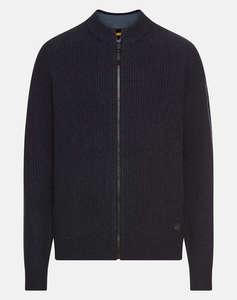 CAMEL ACTIVE ПЛЕТЕНА ЖИЛЕТКА full zip stand up collar