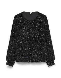 VERO MODA VMHOKA SQ L/S SWEATSHIRT JRS BTQ