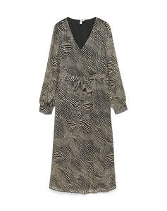 VERO MODA VMGEBRA GEDNA LS 7/8 DRESS WVN BTQ GA