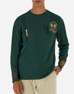 LA MARTINA БЛУЗА T-SHIRT MMMAN L/S T-SHIRT JERSEY