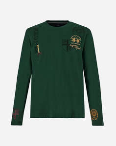 LA MARTINA БЛУЗА T-SHIRT MMMAN L/S T-SHIRT JERSEY