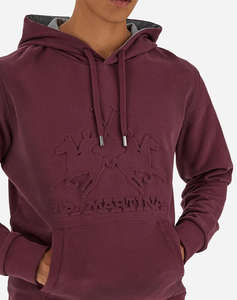 LA MARTINA БЛУЗА SWEATSHIRT MMMAN HOODIE SWEATSHIRT HEAVY FR
