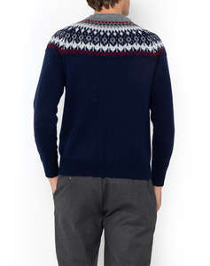 THE BOSTONIANS KNITTED JACQUARD NECKLACEREGULAR FIT