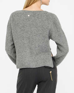 LIU JO BLACK_CF5M21_MAGLIA CHIUSA M/L ДАМСКА БЛУЗА