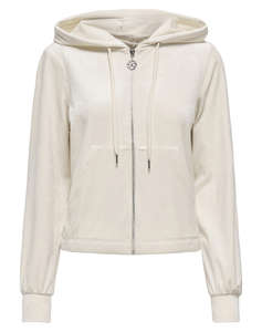 ONLY ONLREBEL L/S ZIP HOOD SWT