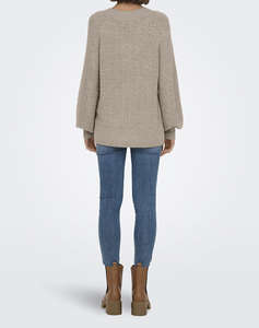 ONLY ONLLUCILLA LS GLITTER V-NECK KNT