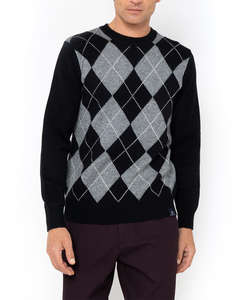 THE BOSTONIANS KNITTED JACQUARD NECKLACEREGULAR FIT