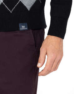 THE BOSTONIANS KNITTED JACQUARD NECKLACEREGULAR FIT