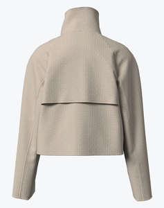 CALVIN KLEIN Cropped wool trench