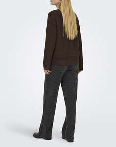 ONLY ONLHAZEL LIFE LS DETAIL O-NECK BF KNT