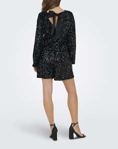 ONLY ONLCONFIDENCE L/S SEQUIN BOW TOP JRS