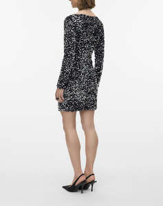 VERO MODA VMBELLA LS SHORT SQ DRESS JRS GA