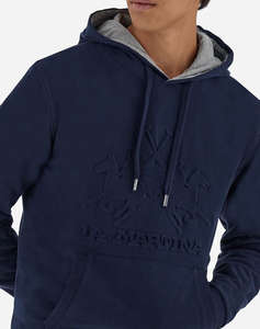 LA MARTINA БЛУЗА SWEATSHIRT MMMAN HOODIE SWEATSHIRT HEAVY FR